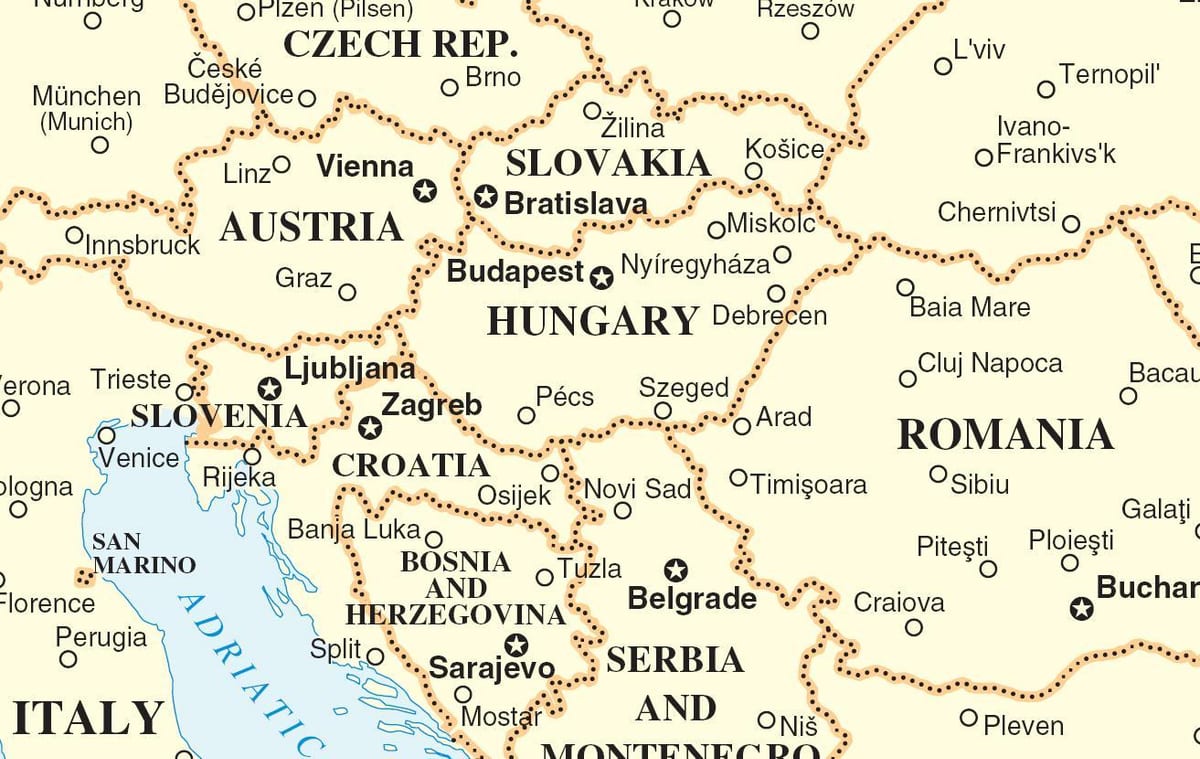 đồ Slovakia nước xung quanh