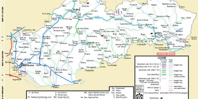 Slovakia đào tạo bản đồ