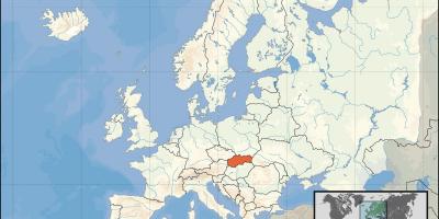 Slovakia vị trí trên bản đồ thế giới